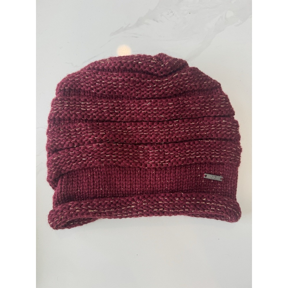 C.C Exclusives Hat Burgundy Winter Fall